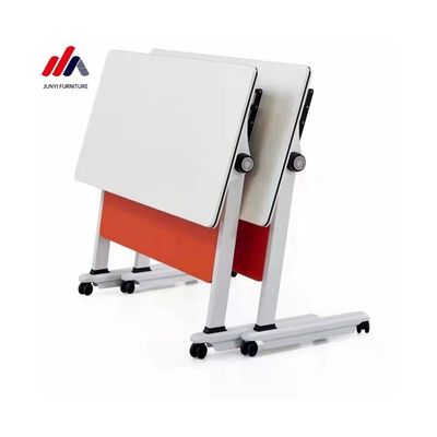 Foldable Conference Room Table Stand Workstation Desk with E1 MDF/MFC Melamine Board