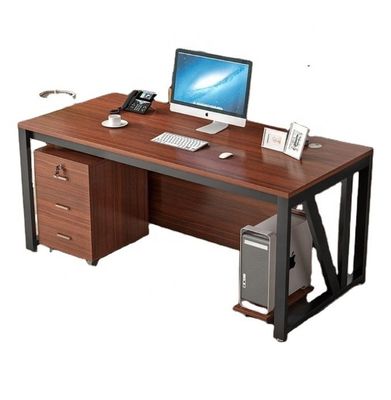 Solid Wood Office Study Desk Side Table Morden Office Workstation Fruniture for Gaming