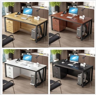 Solid Wood Office Study Desk Side Table Morden Office Workstation Fruniture for Gaming