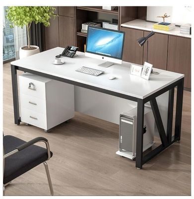 Solid Wood Office Study Desk Side Table Morden Office Workstation Fruniture for Gaming