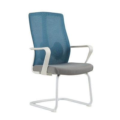 Fixed Armrest Executive Work Office Chair with Stainless Steel and Mesh Ergonomic Design