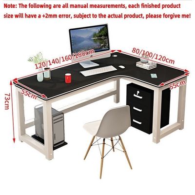 Home Office Computer Desk with Convertible L Shape and Customized Colors
