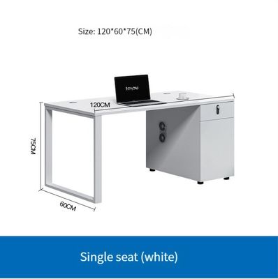 Customized Shape Desk Workstations Open Employee Desk and Chair Sets for Your Office