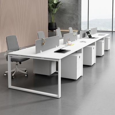 Open Working Area Office Furniture Workstations with Melamine Surface Wooden Type