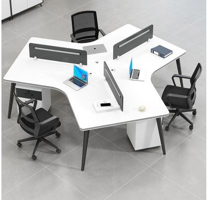 Modern Open Working Area Office Workstations with Customizable Desk and 2 / 4 / 6 Seats
