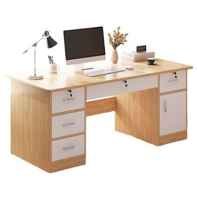 Modern Luxury PANEL Wood Style Executive Desk for Customized Colors and End Office