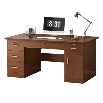 Modern Luxury PANEL Wood Style Executive Desk for Customized Colors and End Office