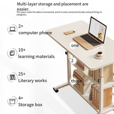 Multifunctional Home Office Furniture Wooden Lift Table with Height Adjustable Design