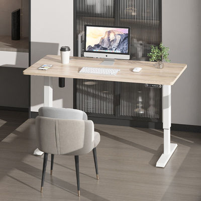 Office Metal Stainless Steel Electric Sit Stand Desk with Motorized Height Adjustment