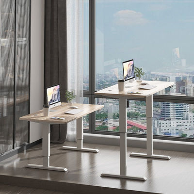 Office Metal Stainless Steel Electric Sit Stand Desk with Motorized Height Adjustment