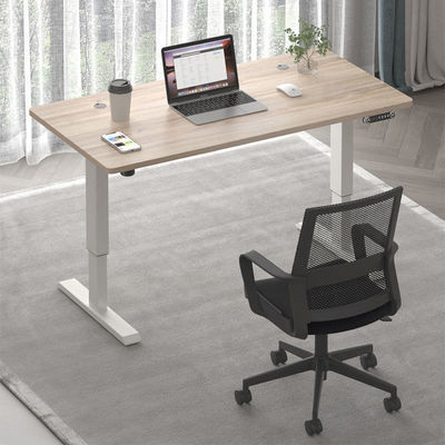 Office Metal Stainless Steel Electric Sit Stand Desk with Motorized Height Adjustment