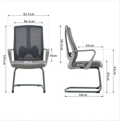 Mail Packing High Back Home Revolving Ergonomic Fabric Office Chair For Manager