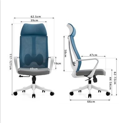 Big Boss Modern Fabric Office Chair with Adjustable Lumbar Support and Metal Base