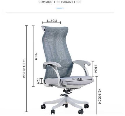 Luxury Executive Full Mesh Office Swivel Chair with Headrest For Home Office PC Chair