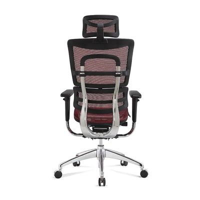 Mail Packing Modern Office Chair with Solid Wood Legs Armrest and Lumbar Support
