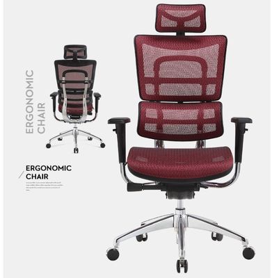 Mail Packing Modern Office Chair with Solid Wood Legs Armrest and Lumbar Support