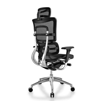 Adjustable Aluminum Base High Back Swivel Ergonomic Chair for Executive Office Furniture
