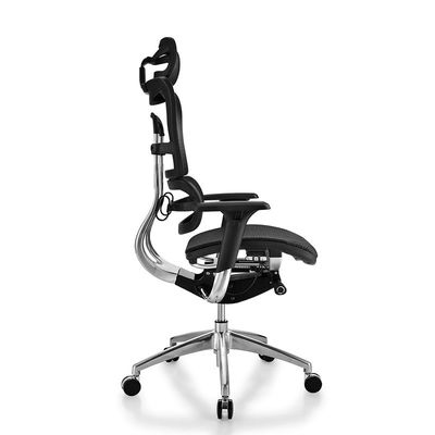 Adjustable Aluminum Base High Back Swivel Ergonomic Chair for Executive Office Furniture