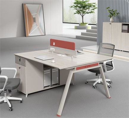 Living Room Office Furniture 4 Person Staff Table with Modular Workstation and Drawer