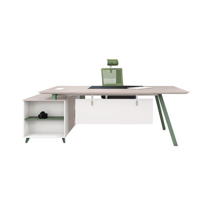 Modern Commercial Furniture'S Executive CEO Melamine Office Table Extendable
