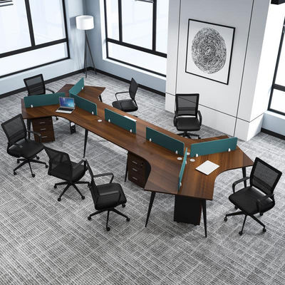 Office Work Station Desk Furniture 6 Person Workstation Table for Cubicles and Offices