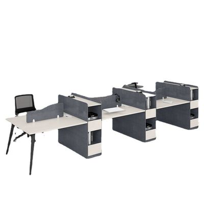 Main Material Panel/Glass/Fabric/Steel Office Workstation Desk for Custom Furniture