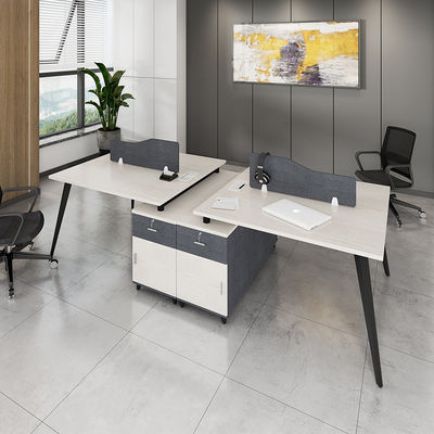 Main Material Panel/Glass/Fabric/Steel Office Workstation Desk for Custom Furniture
