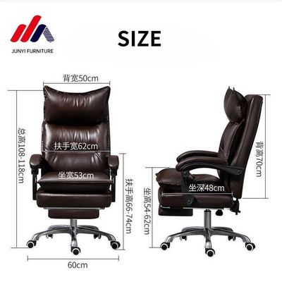 Metal Type Other High Back Manager Chair For Office PC with Movable Leather Executive