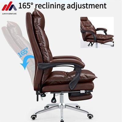 Metal Type Other High Back Manager Chair For Office PC with Movable Leather Executive