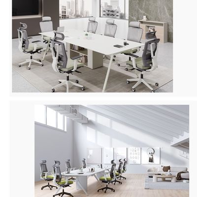 Modern Blue and Black Executive Swivel Office Task Chair for Ergonomic Workstation