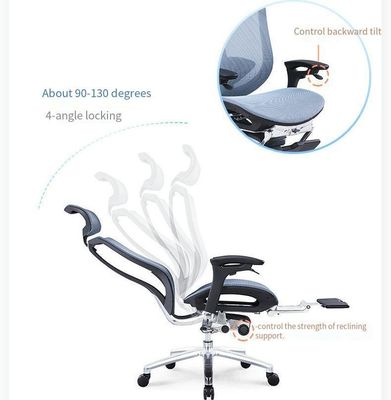 Mesh Back Ergonomic Office Chair with Aluminum Frame and Comfortable Seat