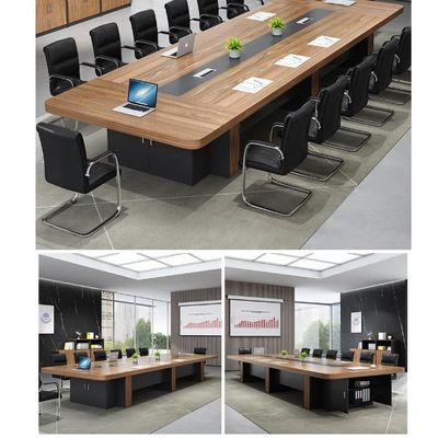 25mm Thickness Table Top Office Furniture Conference Long Table for Large Negotiation