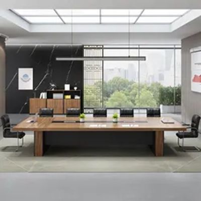 25mm Thickness Table Top Office Furniture Conference Long Table for Large Negotiation