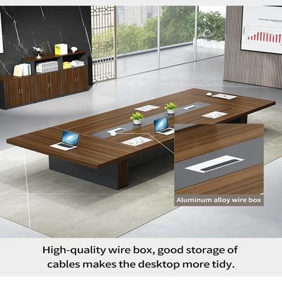 E1 MDF/MFC Melamine Board Huge Meeting Table Modern Conference Table for Multifunctional