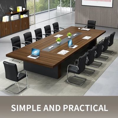 OEM Large Conference Table for Ship Deluxe Meeting Room Accommodates Many People