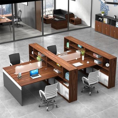 Modern MFC Material Adjustable Workstation Cubicle for Customized Office Spaces