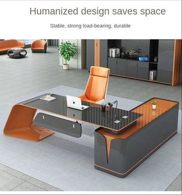 Create a Professional Workspace with Baking Paint L-shaped Executive Office Desk