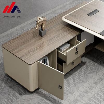 Customized Colors Modern Wood Home Office Computer Desk with Customizable Drawer