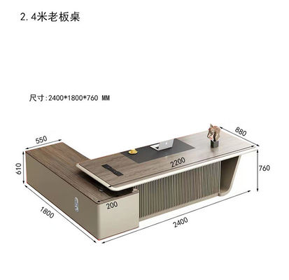 Customized Colors Modern Wood Home Office Computer Desk with Customizable Drawer