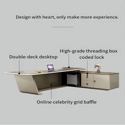 Customized Colors Modern Wood Home Office Computer Desk with Customizable Drawer