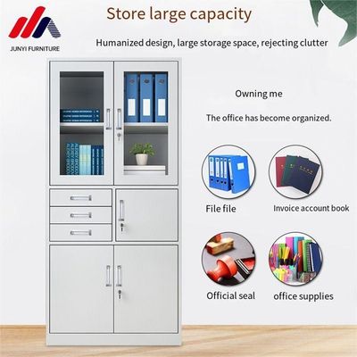 Welding Structure Modern Metal Filing Cabinet Book Shelf with Thickness 0.5-1.2mm