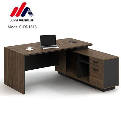 Stylish L-shaped Executive Office Desk for Director and Manager in Modern Design