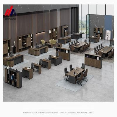 Stylish L-shaped Executive Office Desk for Director and Manager in Modern Design