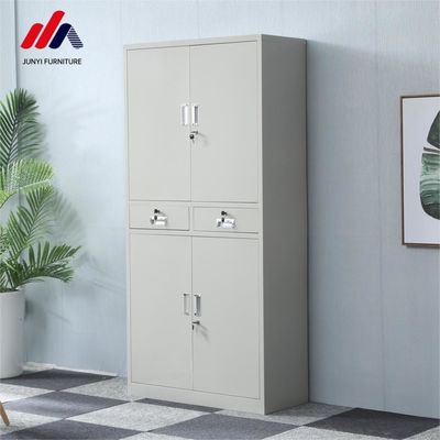 10 Filing Cabinet for Office Metal Cabinet Iron 2 Doors Steel Cupboard File Mesh Cabinet